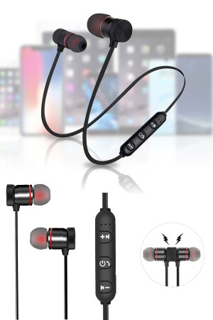 Bluetooth-Headset mit Halskettenmikrofon, Sport-Stereo-Sound, Sport-Bluetooth-Headset - 1