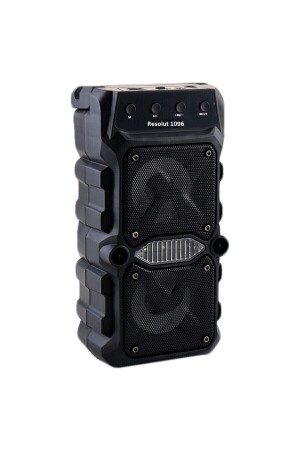 Bluetooth Hoparlör Parti Hoparlörü Işıklı Kablosuz Speaker Ledli Ses Bombası Radyo Usb Sd Girişli resolut1096 - 4