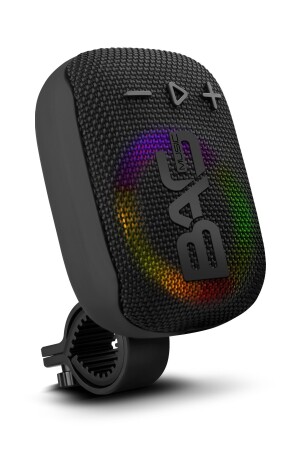 Bluetooth-Taschenlautsprecher mit Speicherkarten-USB-Anschluss und Lenker-Gürtelhalterung, kompatibel mit Fahrrad und Motorrad - 1