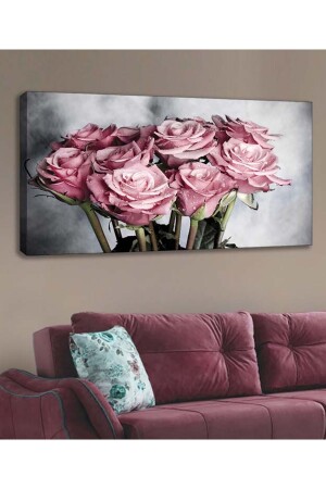 Blumen-Leinwandgemälde 120 x 60 cm Sc-027 SC-027 - 4