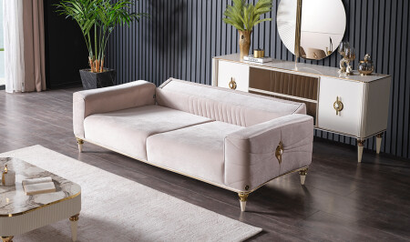 Blumensofa-Set mit Metallgehäuse - 7