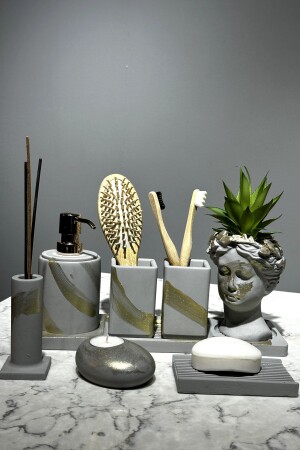 مجموعة حمامات من المنسج من الخرسانة BM-165 - betonmall