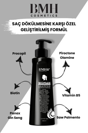 Bmh 6 Anti-Haarausfall-Shampoo für Frauen, 200 ml - 3