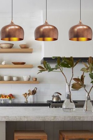 ملون النحاس من الجيل الجديد شمعة ثلاثية المصباح الراجع مطعم غرفة الطعام بيتسري كافيه غرفة المعيشة فندق BMM7138 - Bamyum