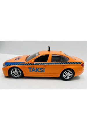 BMW 5. 20 Modelle, ferngesteuert, batteriebetrieben, voll funktionsfähiges Spielzeugauto, orangefarbenes Taxi, P6516S549 - 3