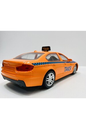 BMW 5. 20 Modelle, ferngesteuert, batteriebetrieben, voll funktionsfähiges Spielzeugauto, orangefarbenes Taxi, P6516S549 - 4