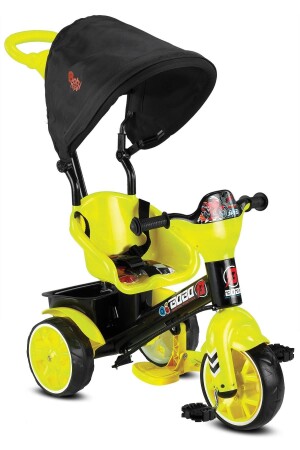 Bobo Yellow Awning 3 Wheel Push Yellow Kinderfahrrad IB34968 - 1