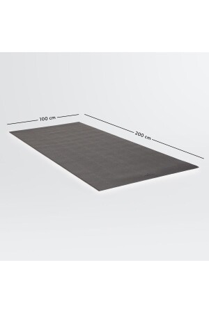 Bodenschutzmatte – Größe L – 100 x 200 cm x 60 mm – Schwarz - 1