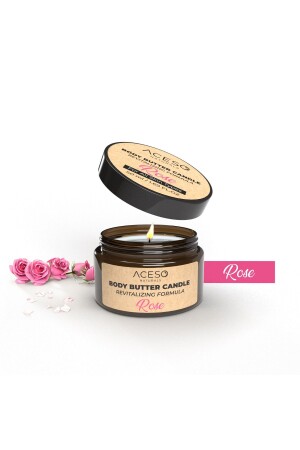 Body Butter Candle - Rose - 1