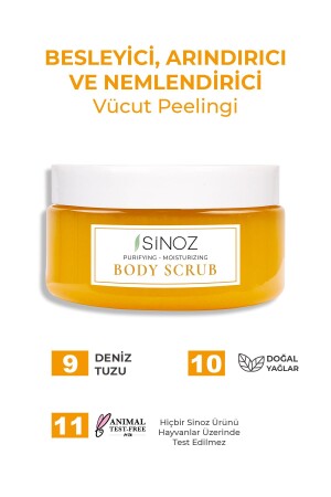 Body Scrub Besleyici Arındırıcı Nemlendirici Vücut Peelingi 300 gr - 5