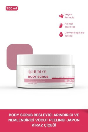 Body Scrub Besleyici Arındırıcı Ve Nemlendirici Vücut Peelingi Japon Kiraz Çiçeği 250ml - 1