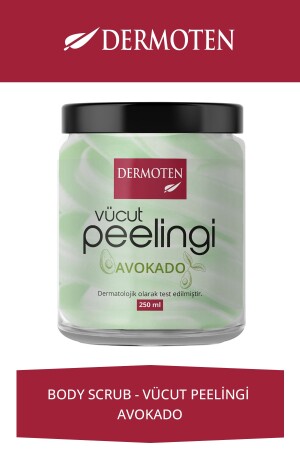 Body Scrub Vücut Peelingi - Avokado 250 ml - 3