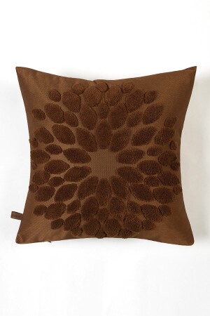 Bohemian Special Design Punch Pattern Square Decorative Throw Pillow Case Flower Brown - 4