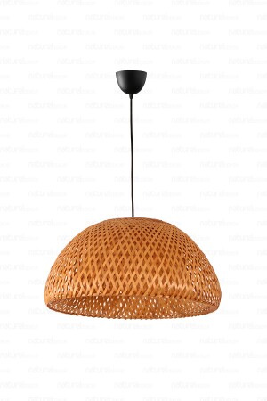 Böhmische Bambus-Boja-Anhänger-Kronleuchterlampe 45 cm – skandinavische, moderne, böhmische Rattan-Beleuchtung NHBJP45 - 2