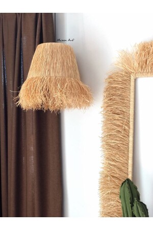 Böhmischer Kronleuchter aus Bastgeflecht M035 - Maison Avf