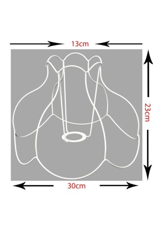 Bombeli Abajur Teli 30cm - 3