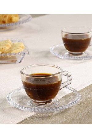 Boncuklu Çay-kahve Takımı Kupa Bardak 2'li Takım KRD01 - 2