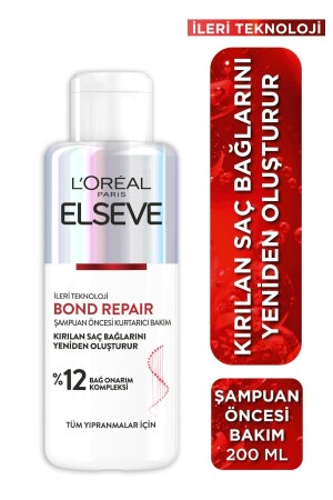 Bond Repair Pre-Shampoo Rescue Care, das die Haarbindungen für alle Schäden wiederherstellt, 200 ml - 3