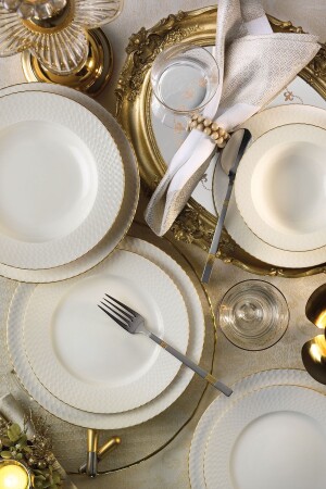 مجموعة عشاء من الحديد من الحديد من الحديد من الحديد من الحديد من الحديد من الحديد من الحديد من الحديد من الحديد من الحديد من الحديد من الحديد من الحديد من الح - Kütahya Porselen