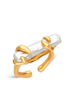 BONE PEARL RING - 2