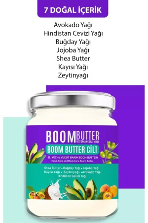 BOOM BUTTER 7 Yağ içeren Kuruluk Karşıtı Onarıcı Cilt Bakım Yağı 190 ML-MFREYON00742 - 2