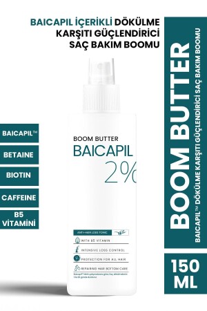 Boom Butter Anti-Haarausfall Stärkende Haarpflege Boom mit Baicapil 150 ml - 1