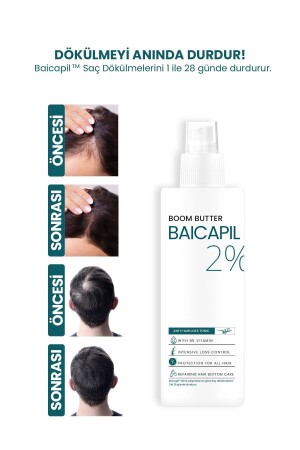 Boom Butter Anti-Haarausfall Stärkende Haarpflege Boom mit Baicapil 150 ml - 3