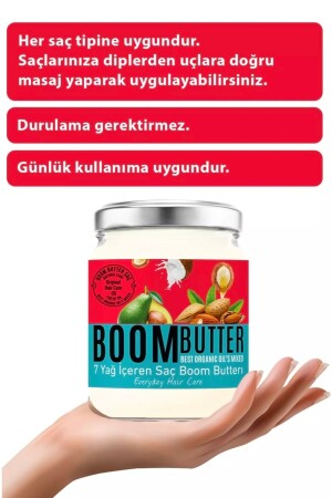 Boom Butter Saç Bakım Yağı 190 Ml - 6