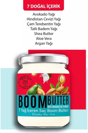 Boom Butter Saç Bakım Yağı 190 Ml - 8