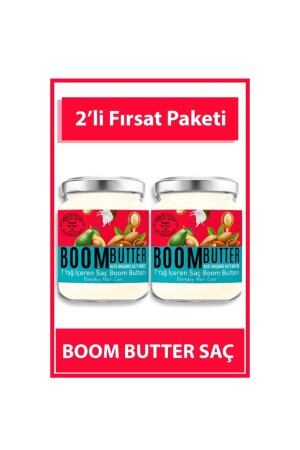 BOOM BUTTER Saç Bakım Yağı İkili Paket - 1