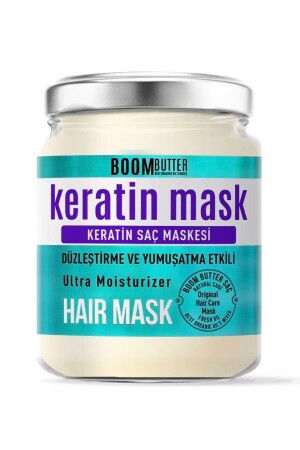 Boom Butter Stärkende, reparierende Keratin-Haarmaske 190 ml - 3