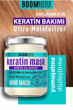 Boom Butter Stärkende, reparierende Keratin-Haarmaske 190 ml - 6