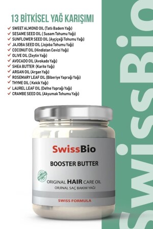Booster Butter 13 Doğal Yağ Içeren Besleyici Saç Bakım Yağı 200 ml - 3