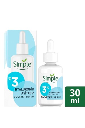 Booster Serum %3 Hyaluronik Asit - B5 Vitamini Derinlemesine Cilt Nemlendirme 30 Ml 8720181157127 - 2