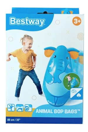 Bop Bags Elefantenmuster Hacıyatmaz 89 Cm Wässriger Hacı Yatmaz - 3