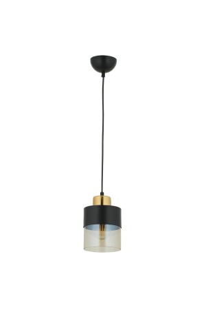 Boris Single Black Gold Modern Retro Pendelleuchte Küche Wohnzimmer Pendelleuchte Kronleuchter 3353-01-BL - 8