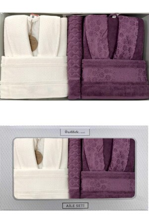 Bornoz Takımı Blossom Happy Set Aile Seti 5 Parça - Özdilek