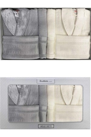 Bornoz Takımı Dory Aile Seti Bornoz Takımı Banyo Havlusu - Özdilek