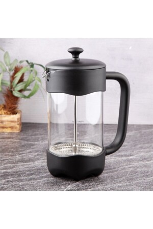 Boroslikat Cam French Press Bitki Çayı Ve Kahve Demliği 600ml Thn-64296 THN64296 - 2