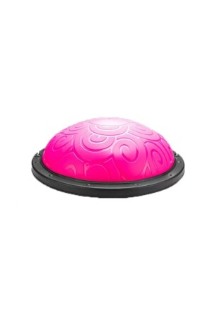 Bosu Ball- Desenli Bosu Ball- Denge Yarım Pilates Topu Pembe - 1