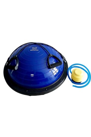 Bosu Ball mit Pumpe Blau - 4