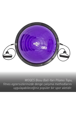 Bosu Ball Semi Pilates Ball Toning Balance Machine 62 cm Widerstand Elastic Pump Gifted TYC00540378905 - 2