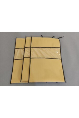 أزرار (MNZ-Boots) - غطاء الأحذية - خزنة الأحذية والكيس الحامل مع نافذة - منظمة الأحذية - 40x57 سم - Umut