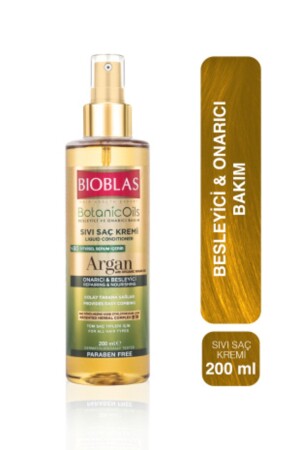 Botanic Oils Argan Yağlı Sıvı Saç Kremi 200 Ml Onarıcı Bakım Kremi - 1