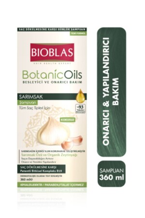 Botanic Oils Sarımsak Şampuanı 360 ml - Kokusuz - 1