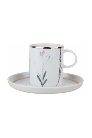 Botanische Teetasse mit Untertasse 200 ml - 2