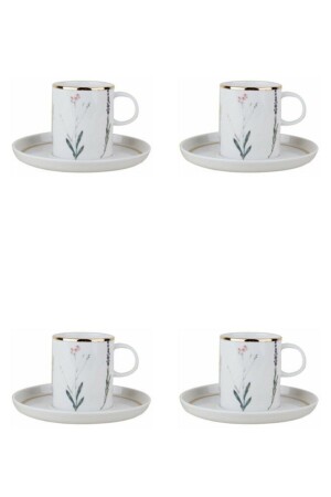 Botanische Teetasse mit Untertasse, 200 ml, 8-teiliges Set 4129600000286 - 1