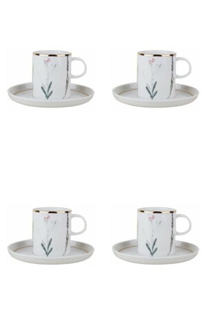 Botanische Teetasse mit Untertasse, 200 ml, 8-teiliges Set 4129600000286 - 2