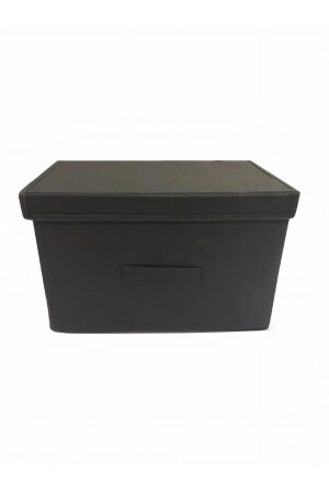 Box Aufbewahrungsbox, Mehrzweckbox, Ordnungsbox, Ordnungsbox mit Deckel, Box, Aufbewahrung, schwarz3set - 6