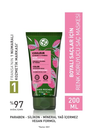 Boyalı Saçlar İçin (Couleur) Renk Koruyucu Saç Maskesi - Vegan-200 ml - 2